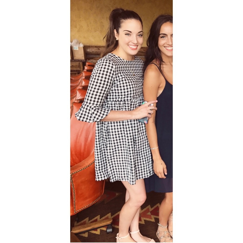 Gingham Babydoll Dress